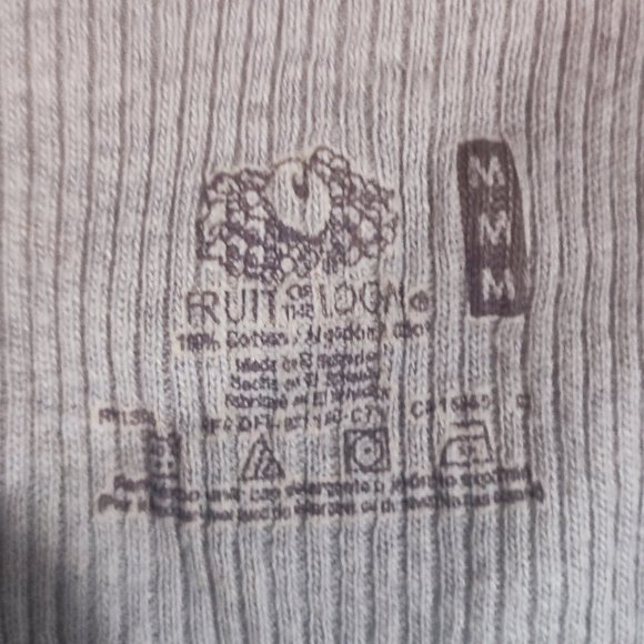 Fruit of the Loom grey tank top women's size M - Picture 2 of 2